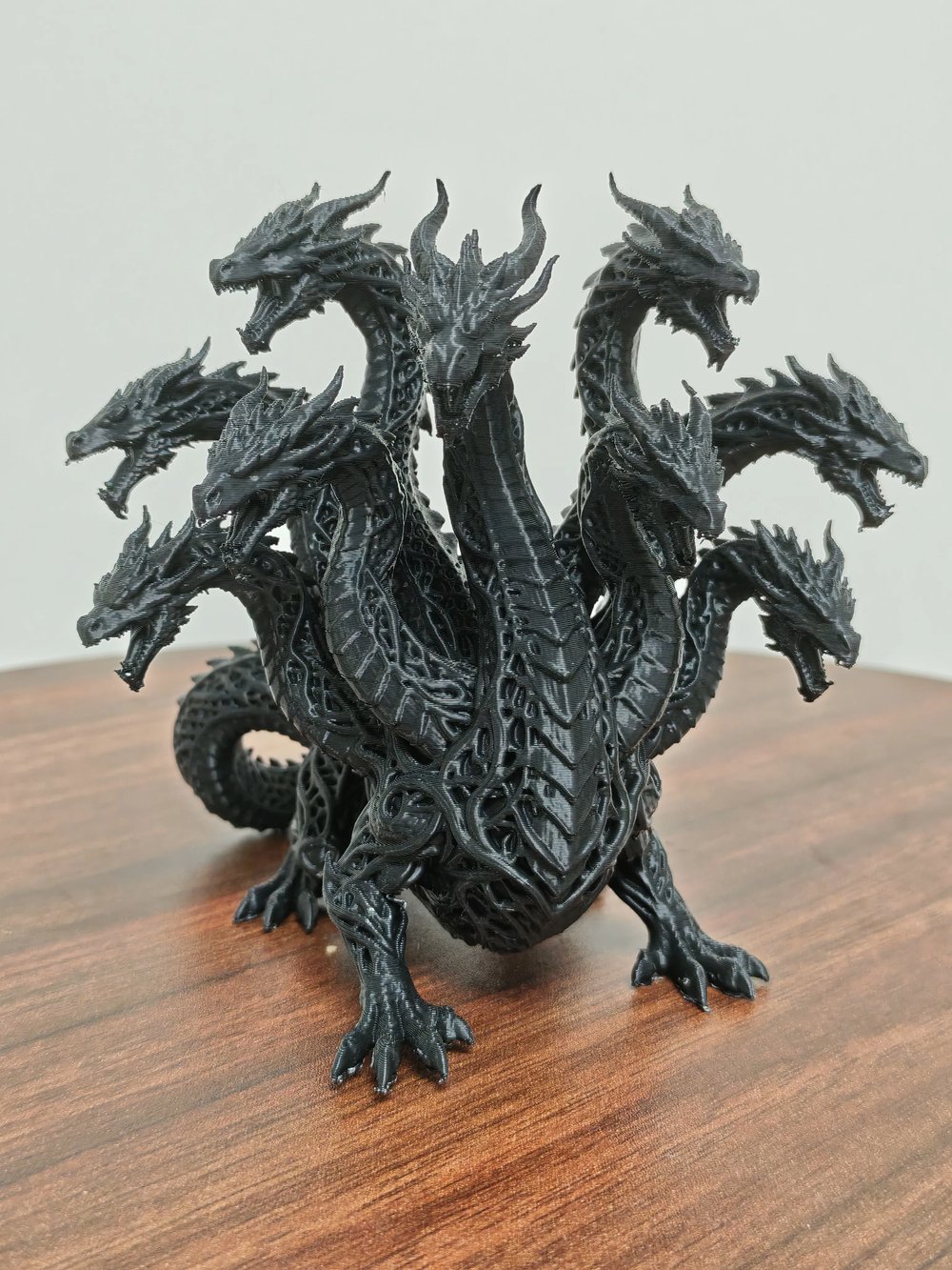 Hydra dragon on print bed